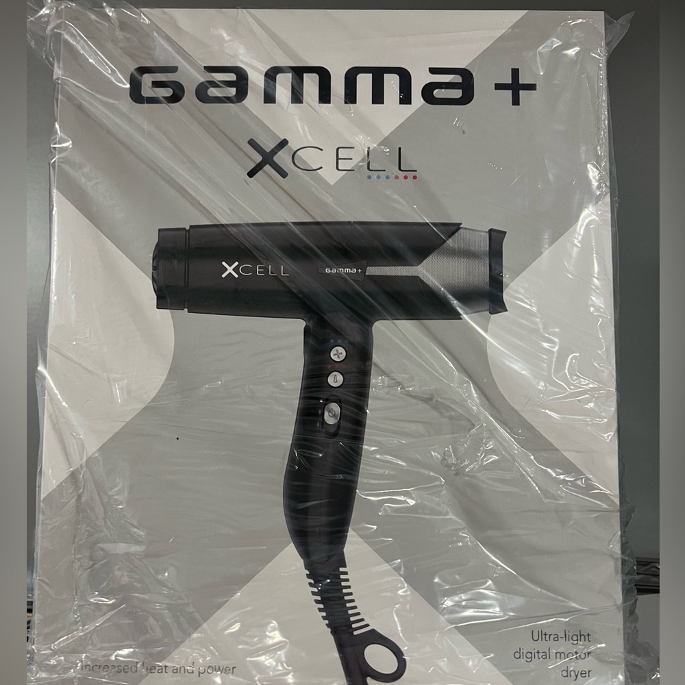 Gamma+ XCell Ultra-Light Digital Motor Hair Dryer - New in Box